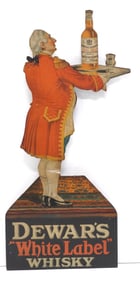 DeWar's White Label Whisky stand-up sign