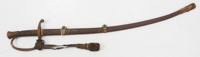 Civil War sword and sheath