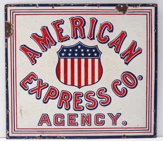 American Express Co. Agency sign