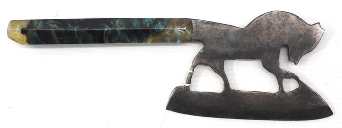 Prancing horse shaped meat cleaver