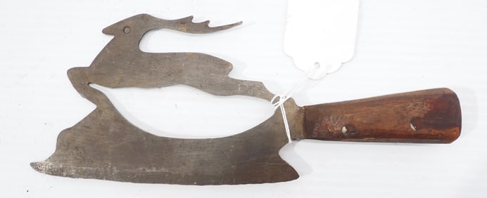 Light-weight running deer shaped meat cleaver