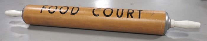 EXTRA large store display rolling pin