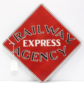 Railway Express Agency sign