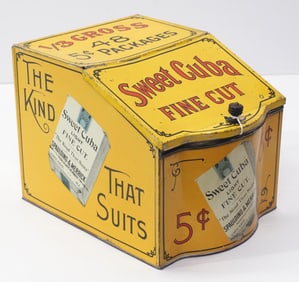 Sweet Cuba Fine Cut Tobacco tin product bin