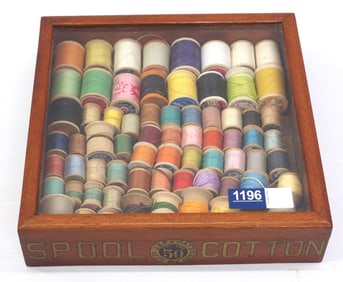 J&P Coats spool display case