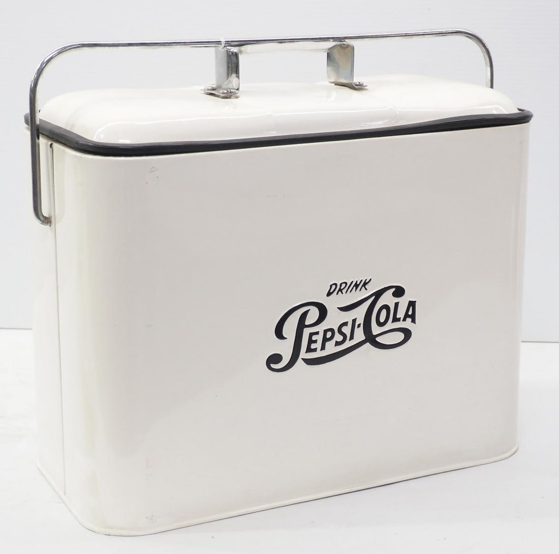 Pepsi Cola airline cooler painted white: Pepsi Cola airline cooler painted white