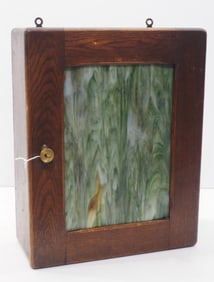 Wooden wall-mount medicine cabinet