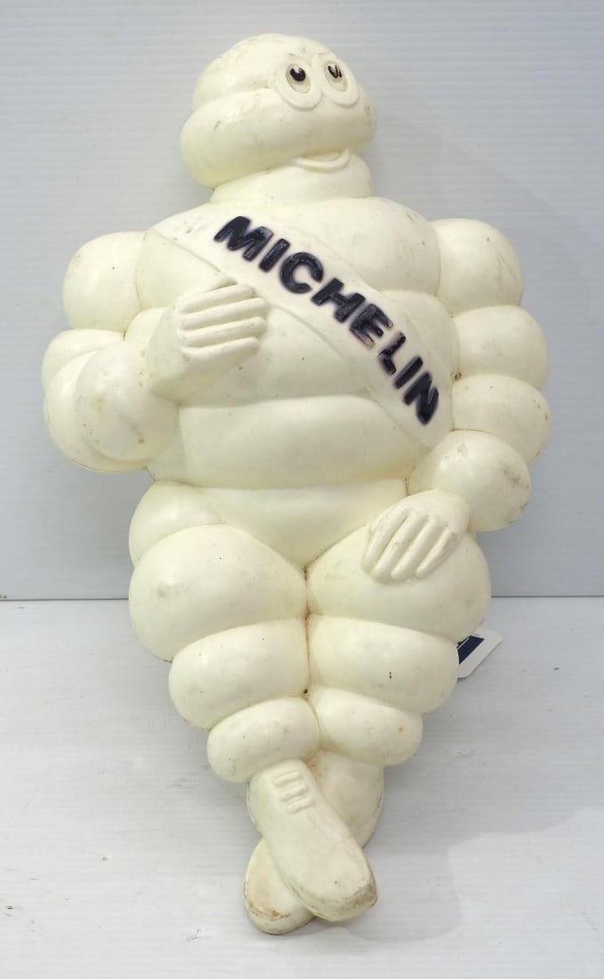 Plastic Michelin Man advertising figure: Plastic Michelin Man advertising figure, 20"H