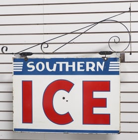 Southern Ice sign with wall-mount bracket