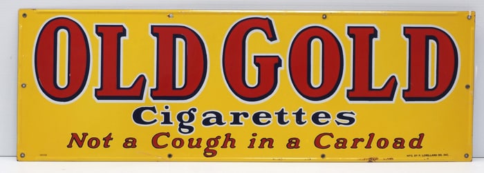 Old Gold Cigarettes sign