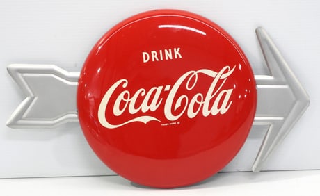Drink Coca Cola button-arrow sign
