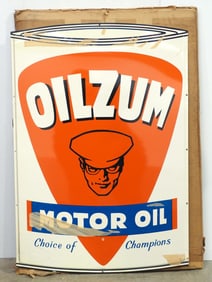 NOS Oilzum Motor Oil sign