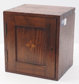 Early wooden 1-door cupboard