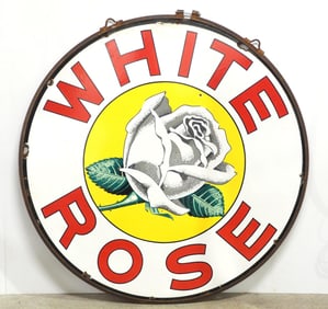 White Rose gas sign
