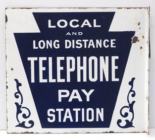 Telephone Pay Station sign