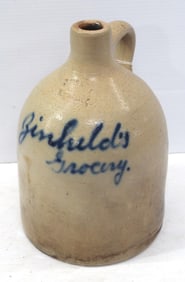 J. Fisher, Lyons NY crock jug