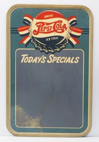 Pepsi Cola "Today's Specials" chalkboard sign