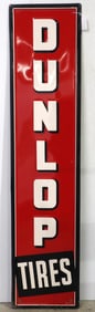 Dunlop Tires self-framed sign
