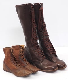 (2) Pairs of lace-up shoes