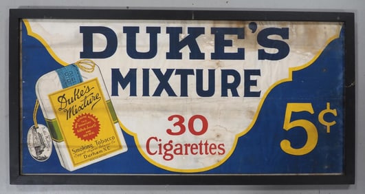 Duke's Mixture, 30 Cigarettes banner