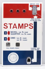 Stamp vendor machine face