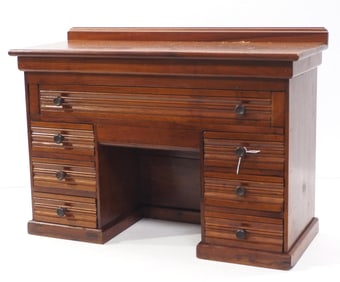 Early wooden child's desk