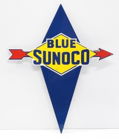 Blue Sunoco pump plate, WOW!