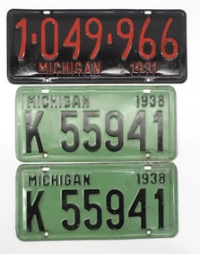 Michigan license plates