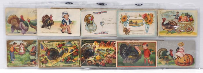 (32) Early Thanksgiving postcards