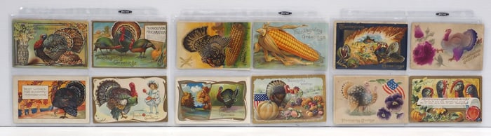 (24) Early Thanksgiving postcards