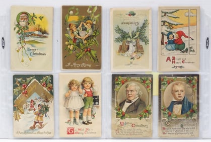 (16) Early Christmas postcards
