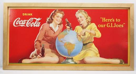 Drink Coca Cola "Here's to the G.I. Joes" adv.