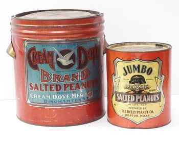 Cream Dove Brand Salted Peanuts 35-lb. tin