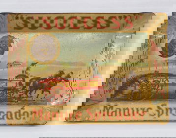 Success Manure Spreader metal tip tray