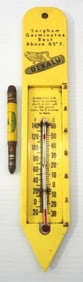 John Deere bullet pencil / DeKalb thermometer