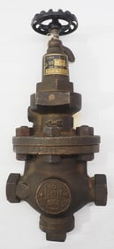 Cut-away model of brass Leslie Regulating Valve