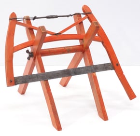 J. Barton Smith bucksaw display on stand