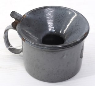 Small granite ladies spittoon