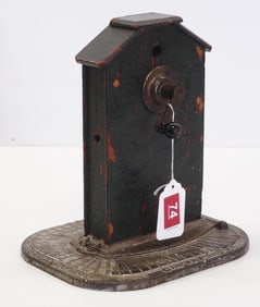 Salesman sample wood & cast iron water pump