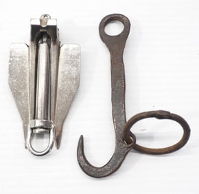 Salesman sample boat anchor / Logging hook