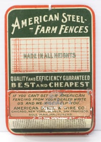 American Steel Farm Fences match safe