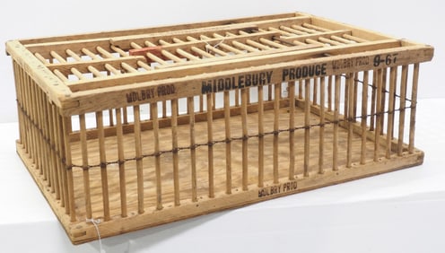 Middlebury Poultry chicken crate
