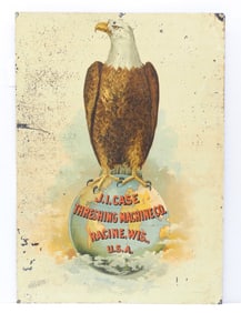 J.I. Case Threshing Machine Co. sign
