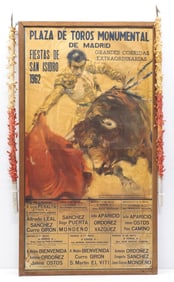1962 Spanish bullfighting poster