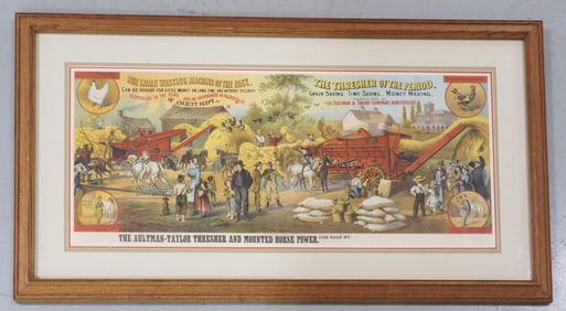 Aultman & Taylor Co.'s Thresher lithograph