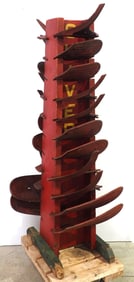 Oliver store display of plow shares