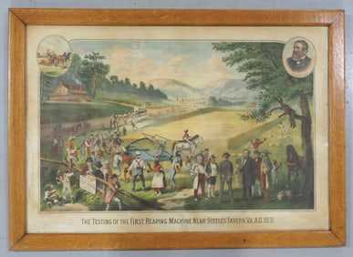 McCormick Reaping Machine lithograph