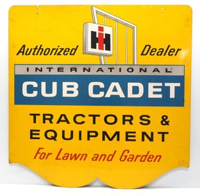 International Cub Cadet Authorized Dealer sign