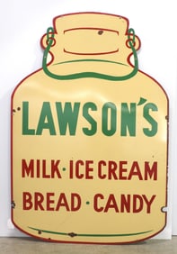 Lawson's Milk, Ice Cream, Bread, Candy sign
