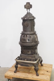 Consul No.12 decorative cast iron parlor stove